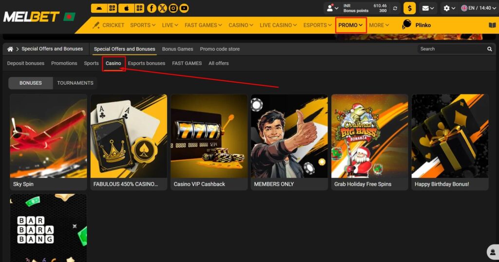 Melbet Casino Promo Codes